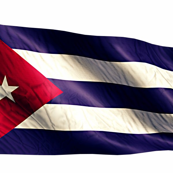 Cuba National Flag Isolated 3D White Background